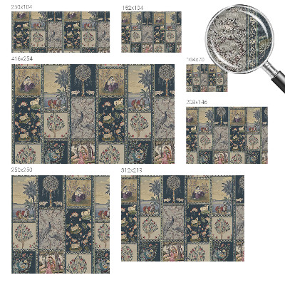 Selbstklebende Fototapete fürs Kinderzimmer Romantische Szene