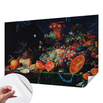 Fototapete in 3D-Optik mit fruchtigem Motiv