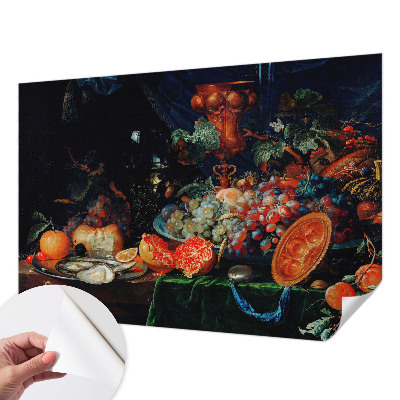 Fototapete in 3D-Optik mit fruchtigem Motiv