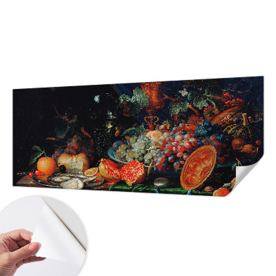 Fototapete in 3D-Optik mit fruchtigem Motiv