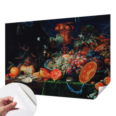 Fototapete in 3D-Optik mit fruchtigem Motiv