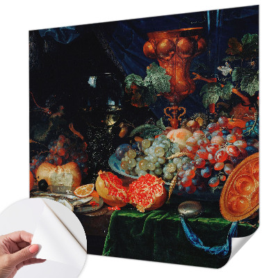 Fototapete in 3D-Optik mit fruchtigem Motiv