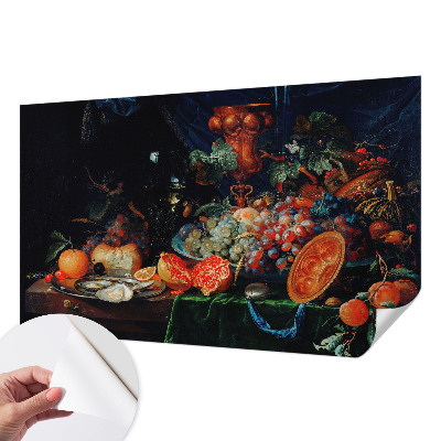 Fototapete in 3D-Optik mit fruchtigem Motiv