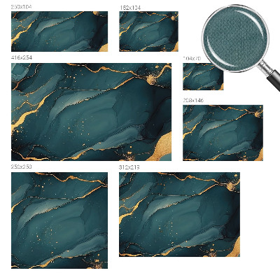 63D-Fototapete fürs Wohnzimmer Dunkelblaue Abstraktion