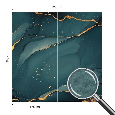 63D-Fototapete fürs Wohnzimmer Dunkelblaue Abstraktion