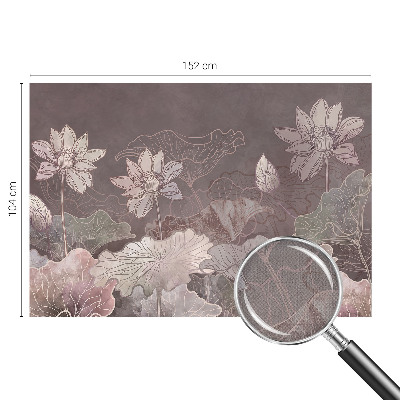 63D-Fototapete fürs Schlafzimmer Friedliche Botanik