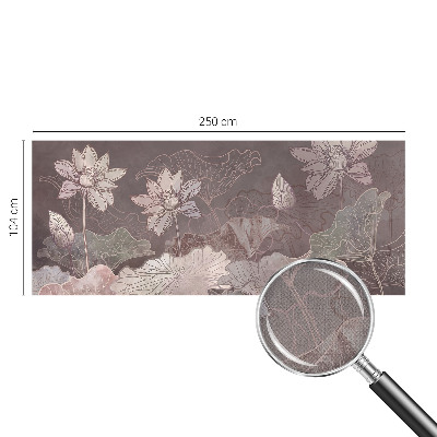 63D-Fototapete fürs Schlafzimmer Friedliche Botanik