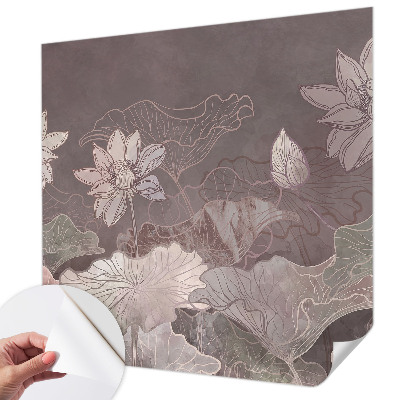 63D-Fototapete fürs Schlafzimmer Friedliche Botanik