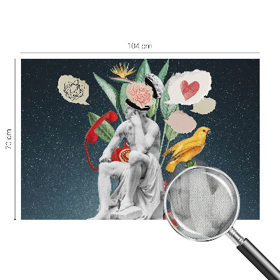 Moderne Fototapete nach Maß mit surrealistischer Kunst als Motiv