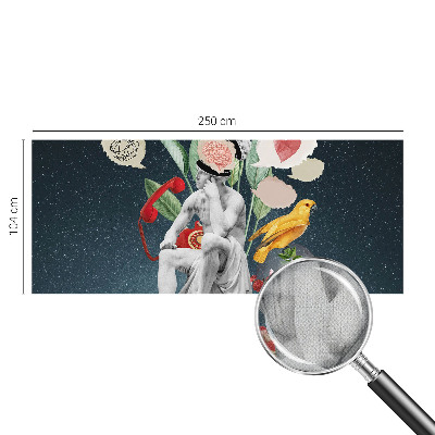 Moderne Fototapete nach Maß mit surrealistischer Kunst als Motiv