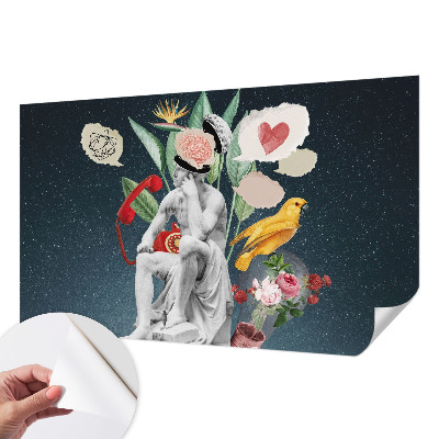 Moderne Fototapete nach Maß mit surrealistischer Kunst als Motiv
