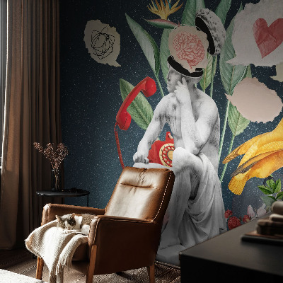 Moderne Fototapete nach Maß mit surrealistischer Kunst als Motiv