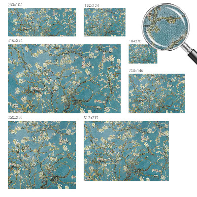 Motivtapete fürs Wohnzimmer Blühende Zweige