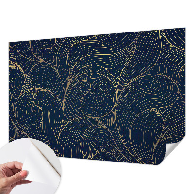 Selbstklebende Fototapete Wellenmotiv