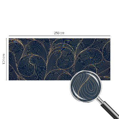Selbstklebende Fototapete mit Wellenmotiv