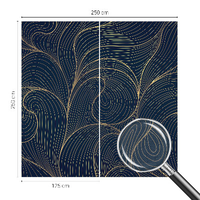 Selbstklebende Fototapete Wellenmotiv