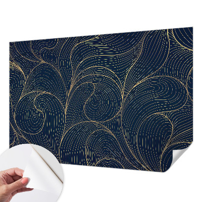 Selbstklebende Fototapete Wellenmotiv