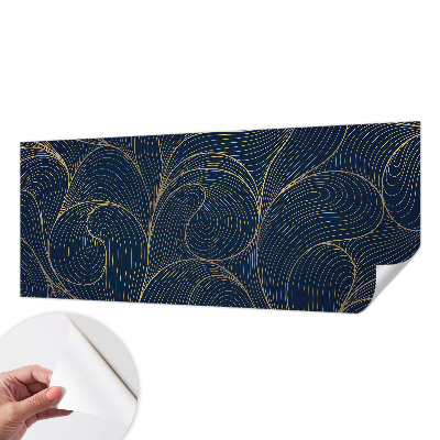 Selbstklebende Fototapete Wellenmotiv