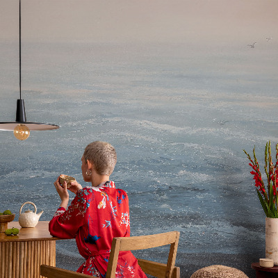 Selbstklebende Fototapete fürs Kinderzimmer mit ruhiger Meereslandschaft