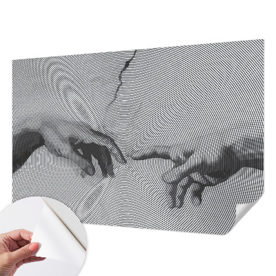64D-Fototapete mit dem Motiv hypnotischer Hände
