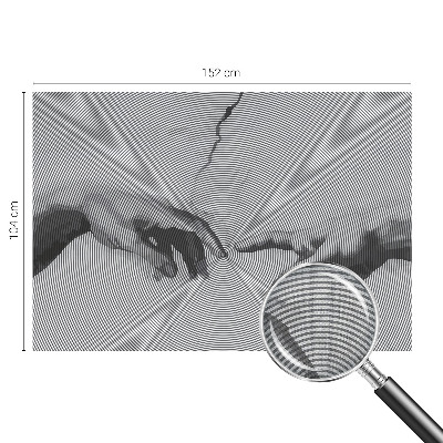 64D-Fototapete mit dem Motiv hypnotischer Hände