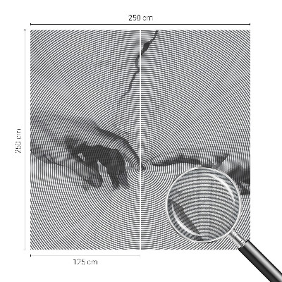 64D-Fototapete mit dem Motiv hypnotischer Hände