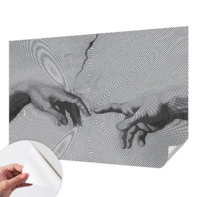 64D-Fototapete mit dem Motiv hypnotischer Hände