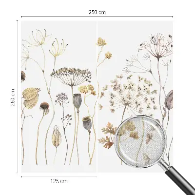 Fototapete nach Maß mit Motiv wildblumen