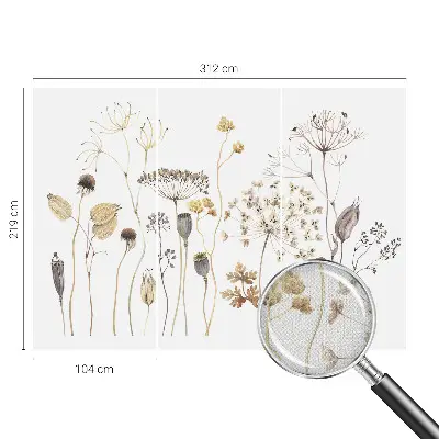 Fototapete nach Maß mit Motiv wildblumen