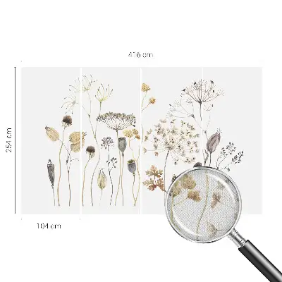 Fototapete nach Maß mit Motiv wildblumen