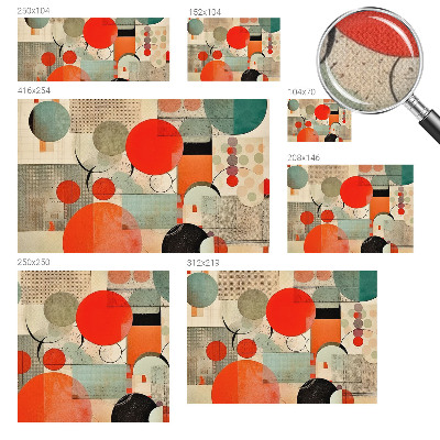 64D-Fototapete fürs Schlafzimmer Farbenfrohe Abstraktion