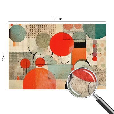 64D-Fototapete fürs Schlafzimmer Farbenfrohe Abstraktion