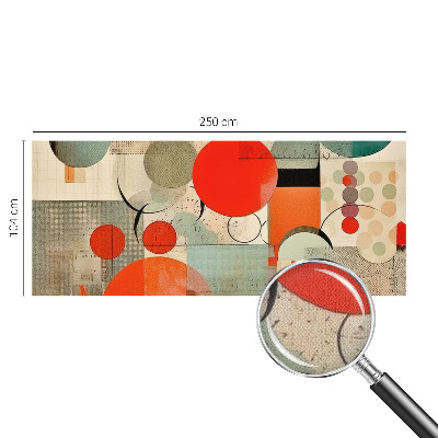 64D-Fototapete fürs Schlafzimmer Farbenfrohe Abstraktion