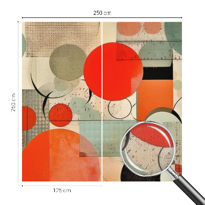 64D-Fototapete fürs Schlafzimmer Farbenfrohe Abstraktion