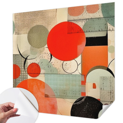 64D-Fototapete fürs Schlafzimmer Farbenfrohe Abstraktion