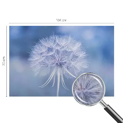 Moderne Fototapete nach Maß mit dem Motiv „Blaue Delikatesse“