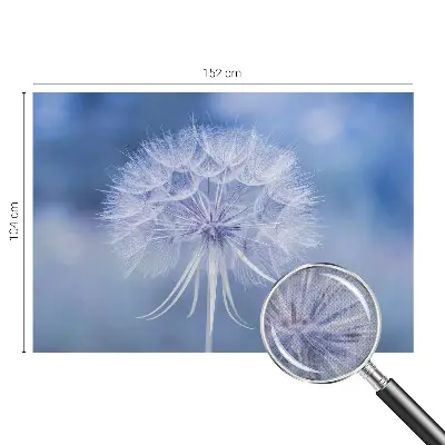 Moderne Fototapete nach Maß mit dem Motiv „Blaue Delikatesse“