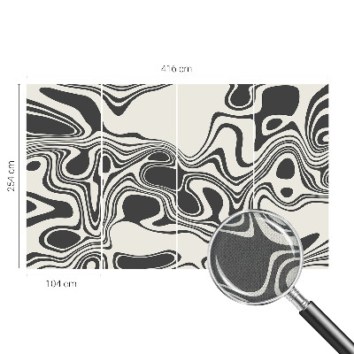 Motivtapete nach Maß Dynamische Linien