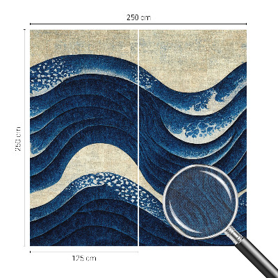 Hochwertige Bildtapete Ozeanische Formen