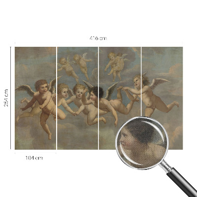 Selbstklebende Fototapete mit Engelsgestalten