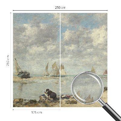 Selbstklebende Fototapete fürs Wohnzimmer mit Motiv einer Meereslandschaft