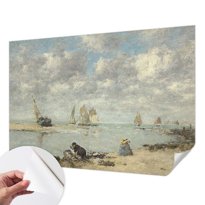 Selbstklebende Fototapete fürs Wohnzimmer mit Motiv einer Meereslandschaft