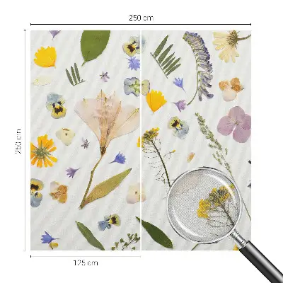 Selbstklebende Fototapete fürs Kinderzimmer mit Frühlingsblumen-Motiv