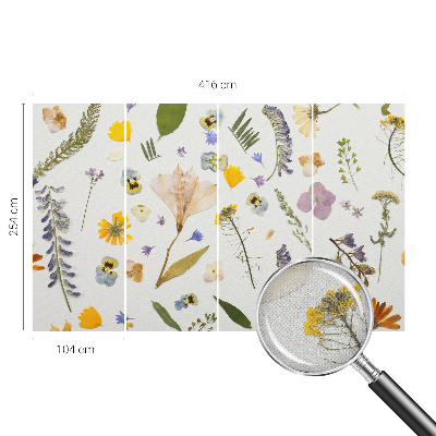 Selbstklebende Fototapete fürs Kinderzimmer Frühlingsblumen