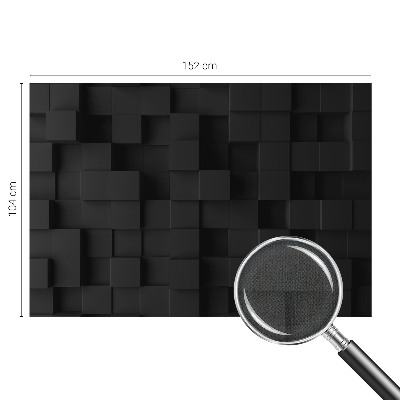 Fototapete in 3D-Optik mit dreidimensionalem Würfelmotiv