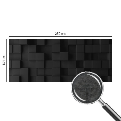 Fototapete in 3D-Optik mit dreidimensionalem Würfelmotiv