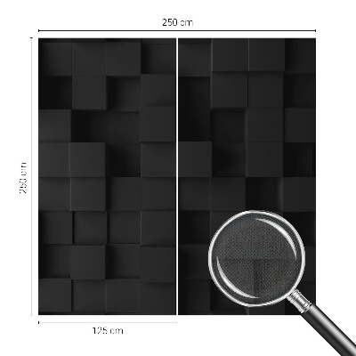 Fototapete in 3D-Optik mit dreidimensionalem Würfelmotiv