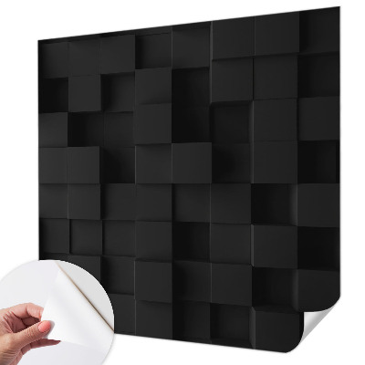 Fototapete in 3D-Optik mit dreidimensionalem Würfelmotiv
