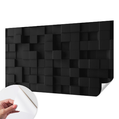 Fototapete in 3D-Optik mit dreidimensionalem Würfelmotiv