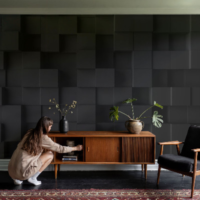 Fototapete in 3D-Optik Dreidimensionale Würfel